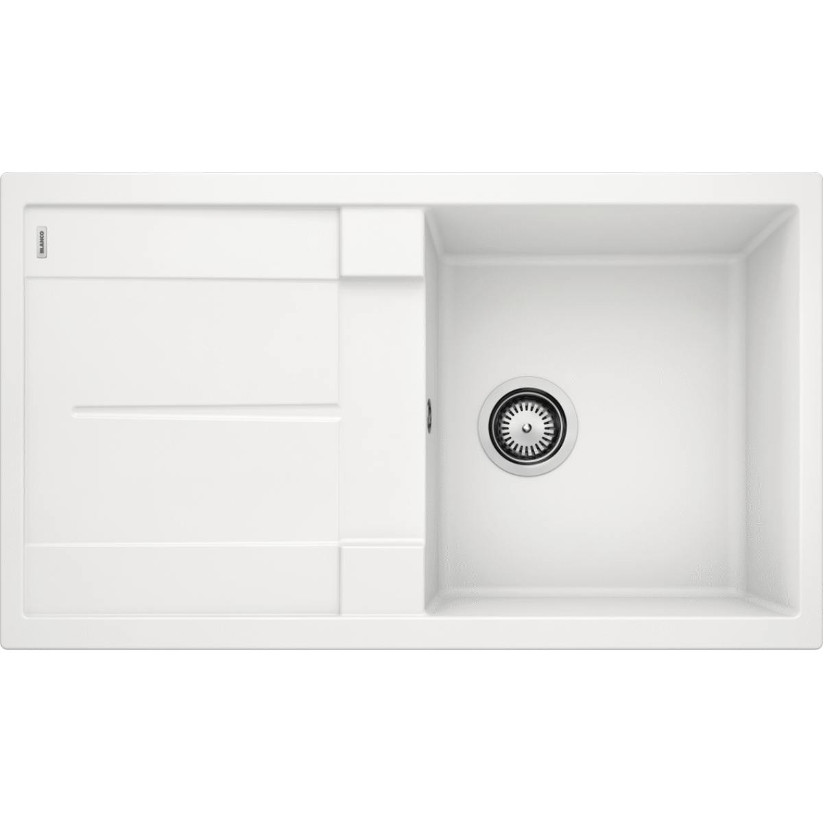 Blanco 513205 Metra 5S 單盆昇盤 (白色 White)