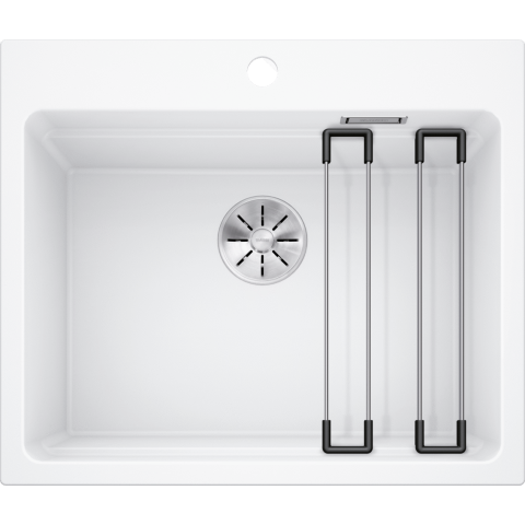 Blanco 524543 Etagon 6 單槽昇盤 (白色 White)