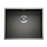 Blanco 526243 Zerox 500-U 不銹鋼檯底單星盆 (黑鋼 Dark Steel)