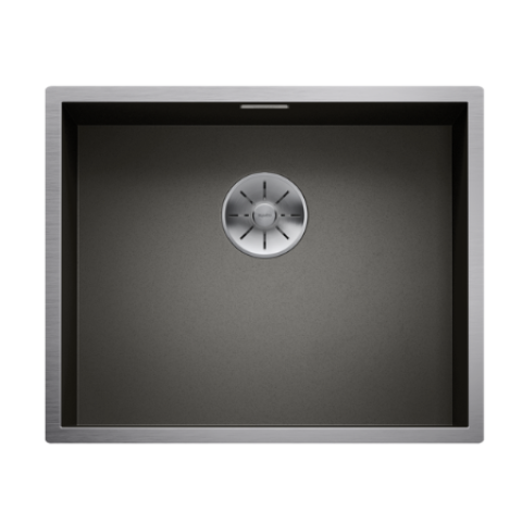 Blanco 526243 Zerox 500-U 不銹鋼檯底單星盆 (黑鋼 Dark Steel)