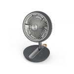 Turbo Italy TMF-F06G 摺叠式迷你USB充電風扇 (炭灰色)