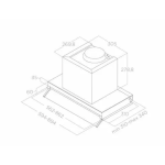 Elica Box In LUX 90厘米 800m3/h 嵌入式抽油煙機