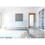 Qlocktwo LGENGPPC Large 掛鐘 (灰胡椒)