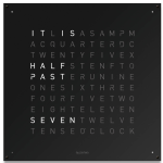 Qlocktwo LGENBLPC Large 掛鐘 (黑胡椒)