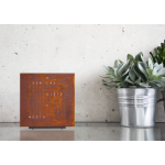 Qlocktwo TB2ENRT Touch complete clock 鬧鐘 (鐵銹色)