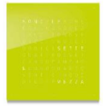 Qlocktwo QT4ENLJ Classic complete clock 掛鐘 (青檸檬色)