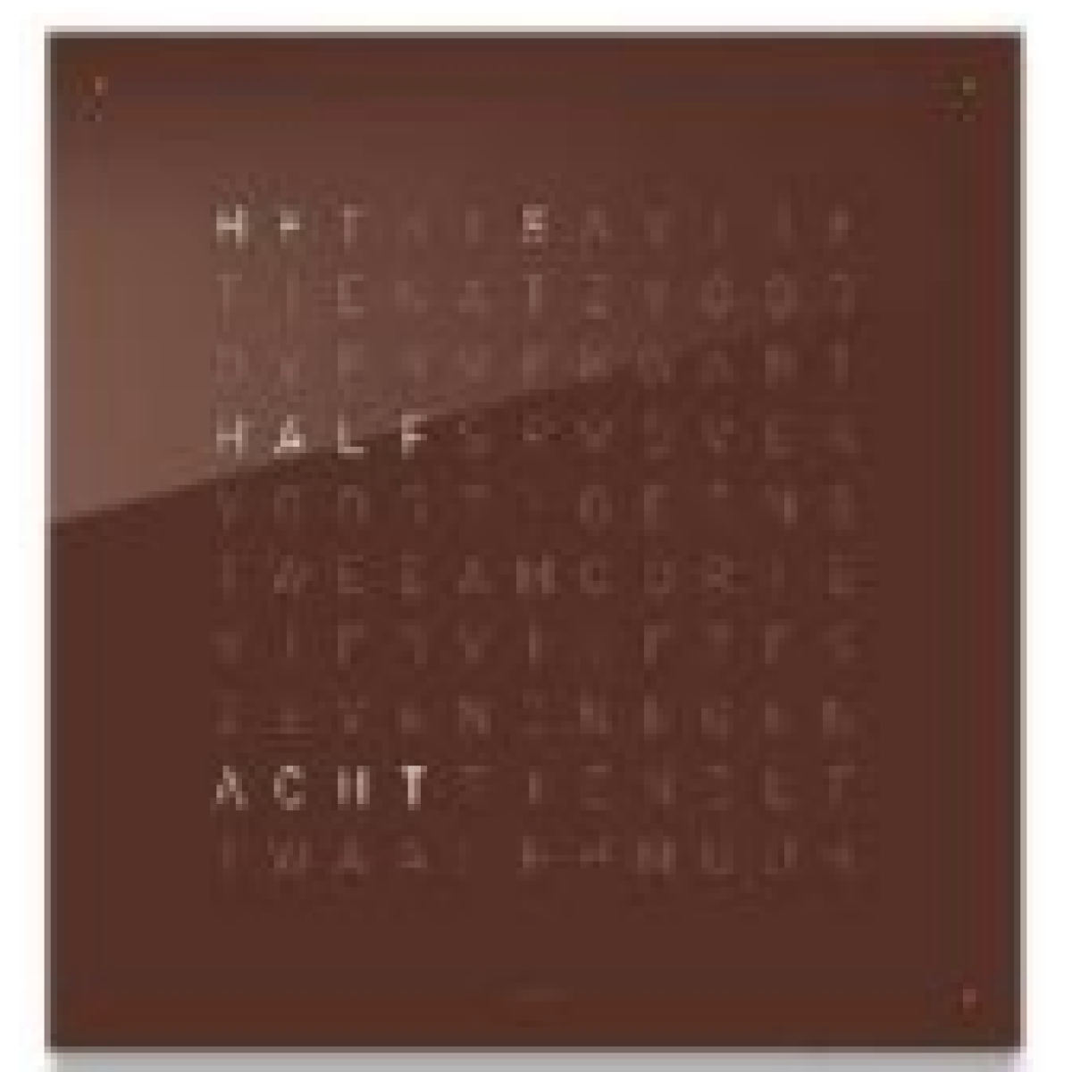 Qlocktwo QT4ENDC Classic complete clock 掛鐘 (黑朱古力色) Qlocktwo QT4ENDC Classic complete clock 掛鐘 (黑朱古力色)