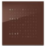 Qlocktwo QT4ENDC Classic complete clock 掛鐘 (黑朱古力色)