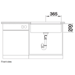 Blanco 525167 Etagon 700-U 廚房昇盤 (瀝青色 Anthracite)