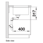 Blanco 525167 Etagon 700-U 廚房昇盤 (瀝青色 Anthracite)
