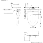 TOTO TCF23410AAA 智能廁板