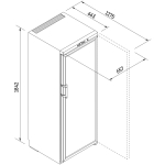 Liebherr WKb 4612 336公升 單溫區紅酒櫃 (186瓶)