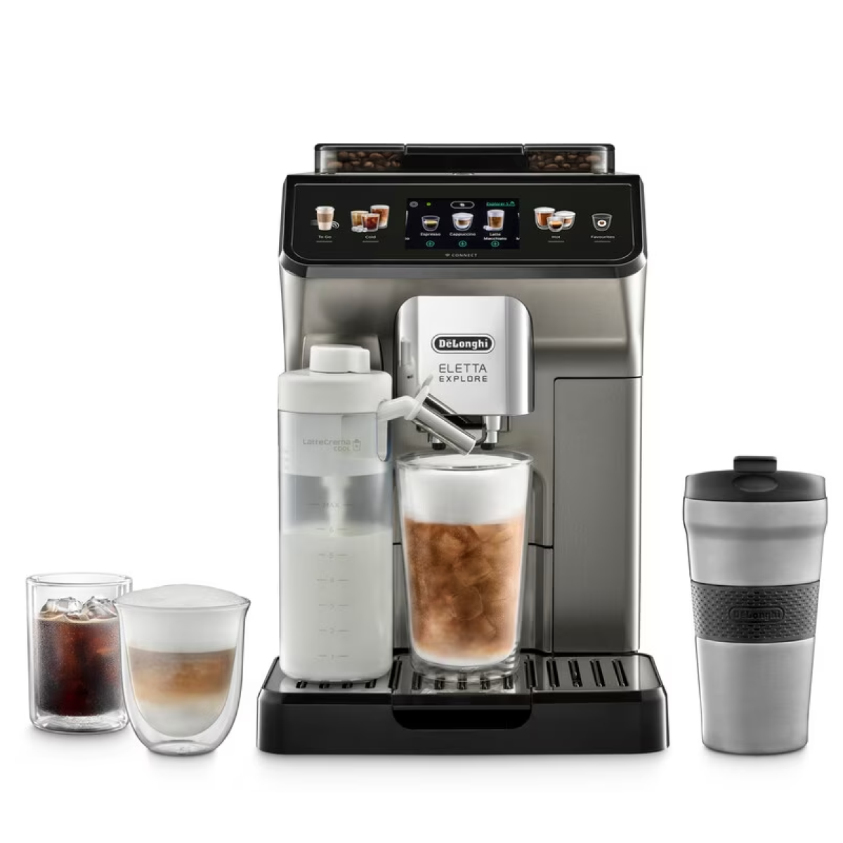 DeLonghi ECAM450.86.T Eletta Explore Cold Brew 19巴 全自動即磨咖啡機 DeLonghi ECAM450.86.T Eletta Explore Cold Brew 19巴 全自動即磨咖啡機