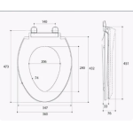 Kohler K-4713X-0 加長廁板