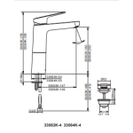 Kohler K-33063K-4-BN ACCLIV 高身單把手面盆龍頭 (羅曼銀)
