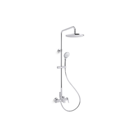Kohler K-33087T-4-CP Accliv 三路淋浴柱 (拋光鍍鉻)