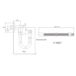 Kohler K-10683T-CP Stillness® 掛牆式連接器與花灑軟管
