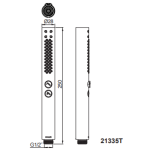 Kohler K-21335T-BL 多功能手持花灑