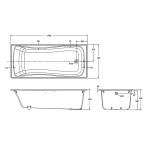 Kohler BLISS™ 1.7米嵌入式鑄鐵浴缸+浴缸扶手 (K-15849T-GR-0+ K-17275T-CP)