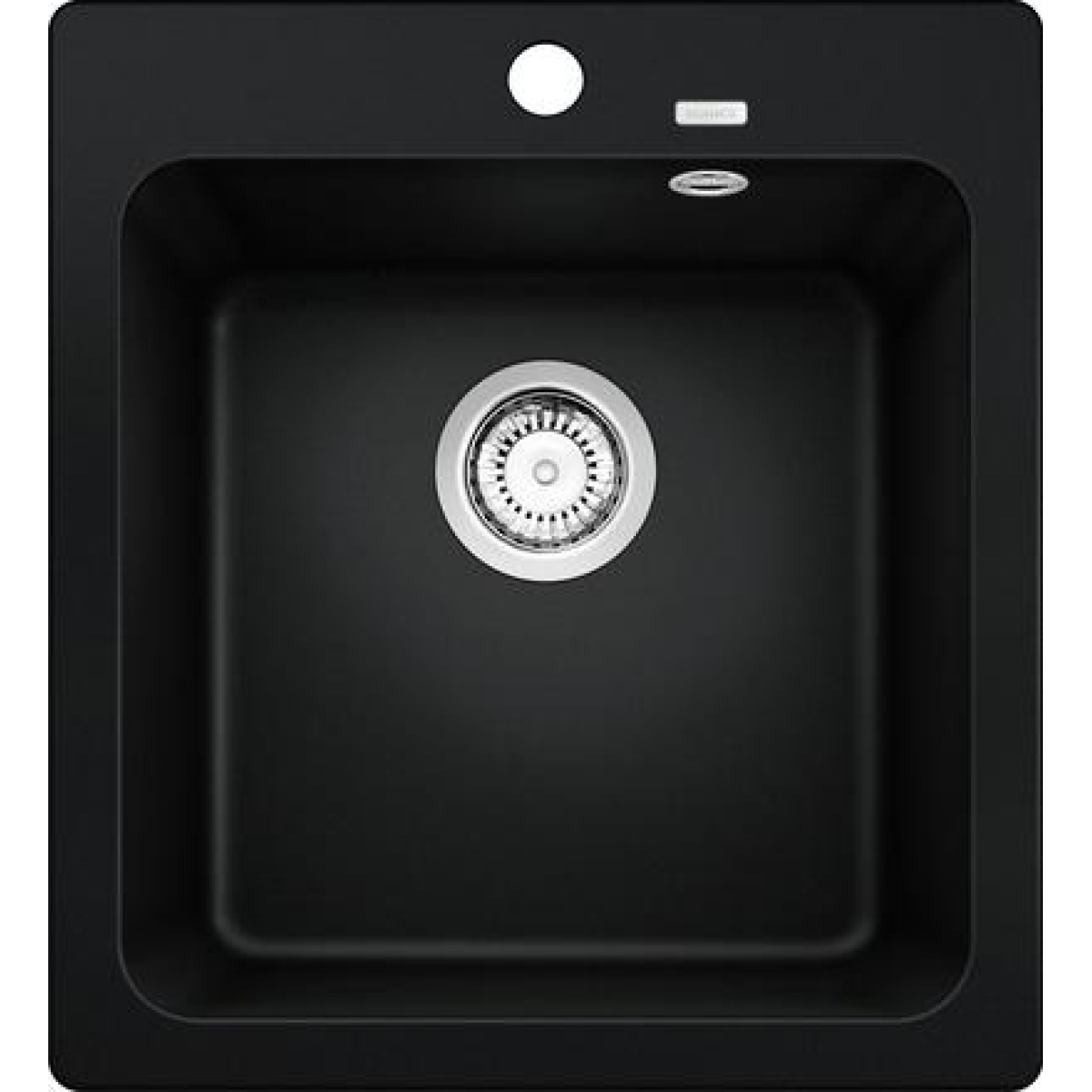 Blanco 526572 NAYA 45 花崗岩石盆 檯面/檯底 單星盆 (黑色 Black) (465 x 510mm)