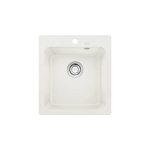 Blanco 526574 NAYA 45 花崗岩石盆 檯面/檯底 單星盆 (白色 White) (465 x 510mm)