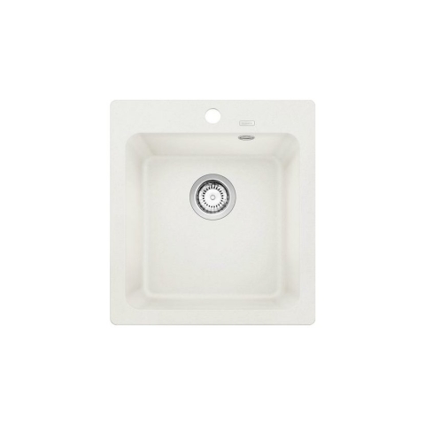 Blanco 526574 NAYA 45 花崗岩石盆 檯面/檯底 單星盆 (白色 White) (465 x 510mm)