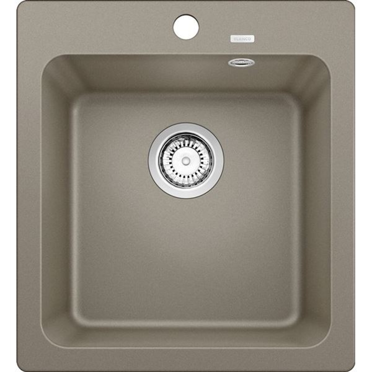 Blanco 526576 NAYA 45 花崗岩石盆 檯面/檯底 單星盆 (巧克力色 Tartufo) (465 x 510mm)