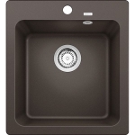 Blanco 526577 NAYA 45 花崗岩石盆 檯面/檯底 單星盆 (咖啡色 Coffee) (465 x 510mm)