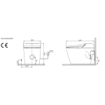 Bain d'Or WC-6003-000 iQ CLEAN 智能座廁 (不包含風琴喉)