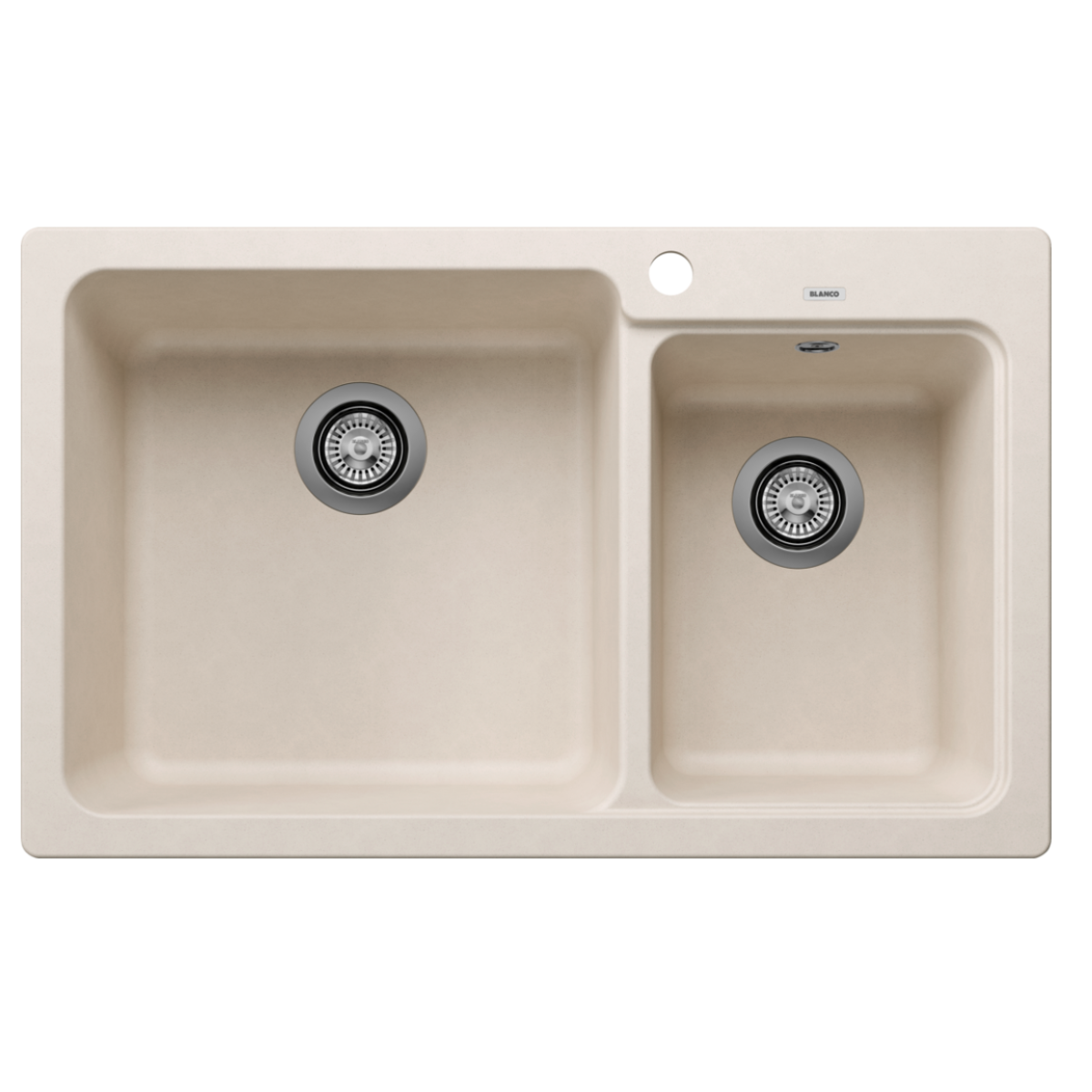 Blanco 527130 NAYA 8 雙盆昇盤 (米雅白色 Soft White)
