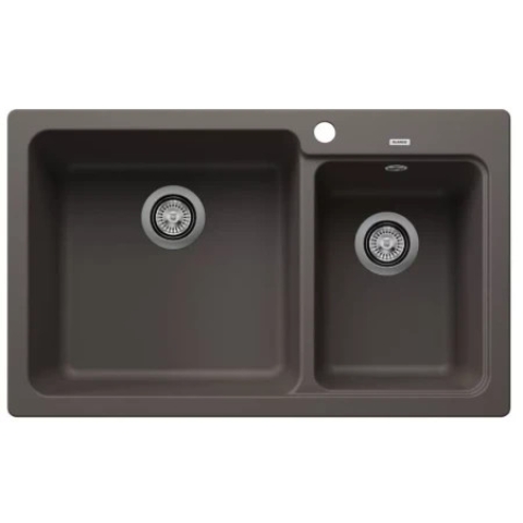 Blanco 527313 NAYA 8 雙盆昇盤 (火岩灰色 Volcano Grey)