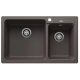 Blanco 527313 NAYA 8 雙盆昇盤 (火岩灰色 Volcano Grey)