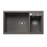 Blanco 527304 Metra 9 雙盆昇盤 (火岩灰色 Volcano Grey)