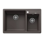 Blanco 527272 Legra 8 雙盆昇盤 (火岩灰色 Volcano Grey)