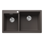 Blanco 527325 Pleon 9 雙盆昇盤 (火岩灰色 Volcano Grey)