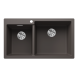 Blanco 527325 Pleon 9 雙盆昇盤 (火岩灰色 Volcano Grey)