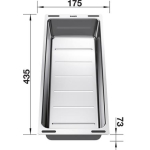 Blanco 227689 多功能不鏽鋼濾盤