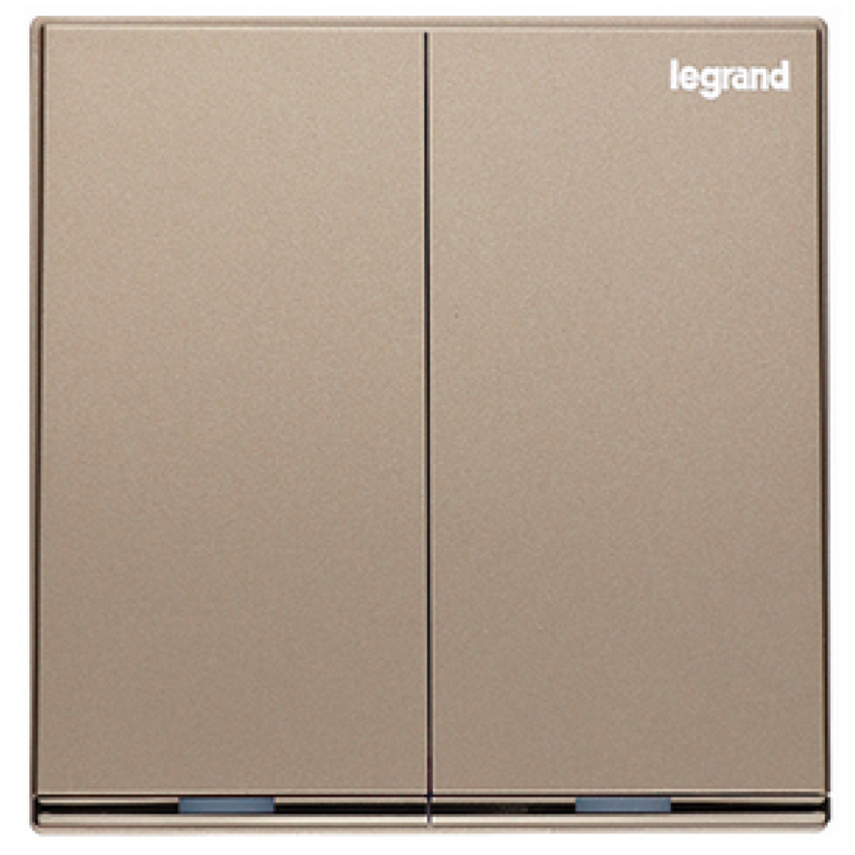 Legrand Galion K8/32D20AN-C1-HK 20AX 2位雙極開關 帶LED燈 (玫瑰金+鑲電鍍邊)