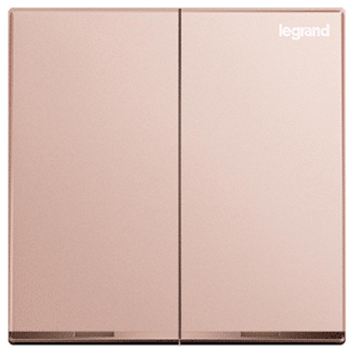 Legrand Galion K8/32D20AN-C4-HK 20AX 2位雙極開關 帶LED燈 (櫻花粉紅+鑲電鍍邊)