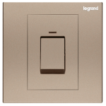 Legrand Galion K8/31D45AN-C1-HK 45A 1位雙極開關 帶LED燈 (玫瑰金)