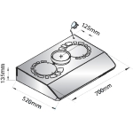 Pacific 太平洋 PR-8133-S70 71厘米 電熱除油 易拆式抽油煙機