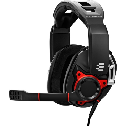 EPOS GSP 600 Sennheiser 封閉式聲學遊戲耳機 (黑色/紅色)