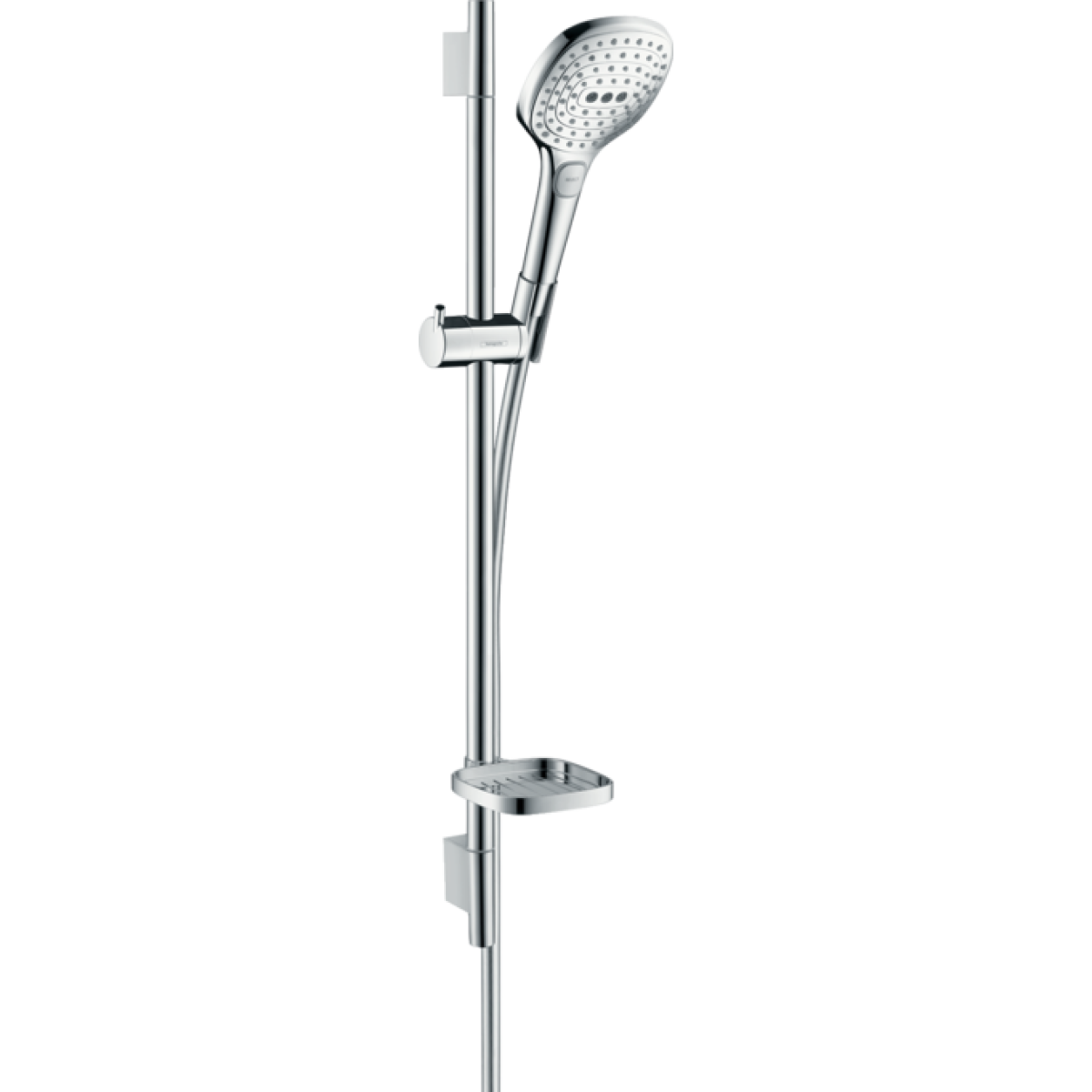 Hansgrohe 26620000 CRaindance Select E 淋浴套裝 120 3 噴頭，帶 65 厘米淋浴桿和皂碟