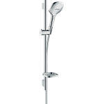 Hansgrohe 26620000 CRaindance Select E 淋浴套裝 120 3 噴頭，帶 65 厘米淋浴桿和皂碟