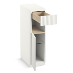 Kohler K-32165T-L-PPW Spacity 置物矮櫃 (白色) (左開門)