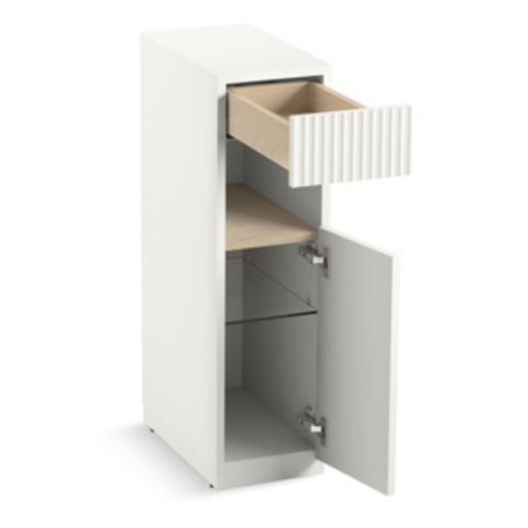 Kohler K-32165T-R-PPW Spacity 置物矮櫃 (白色) (右開門)