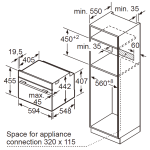 【展銷品】 Bosch CDG914XB1 45厘米 38公升 Series 8 嵌入式蒸爐