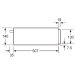 Bosch BVE9101B1 14厘米 8.0公升 嵌入式真空抽屜