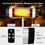 【展銷品】 Baumatic JHS-1500RS 室內室外石英管暖爐 (黑色)