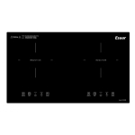 Esaar 德國薏莎 IH-9280 71厘米 2800W 座檯/嵌入式雙頭電磁爐 (黑色)